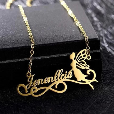 Fairy Angel Name Necklace