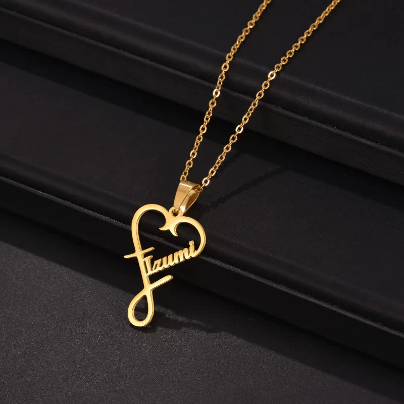 Personalized Special Infinity with Heart Name Necklace