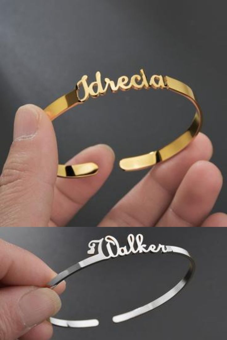 Personalized Cursive Name Kada