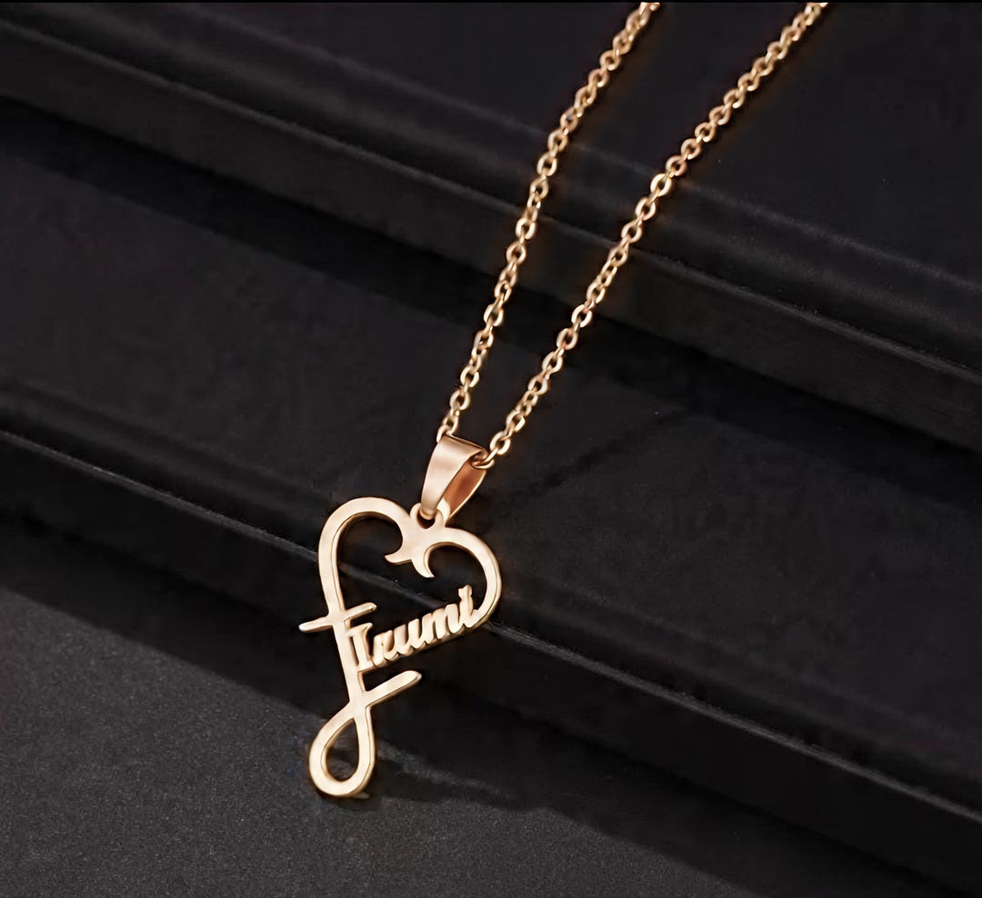 Personalized Special Infinity with Heart Name Necklace